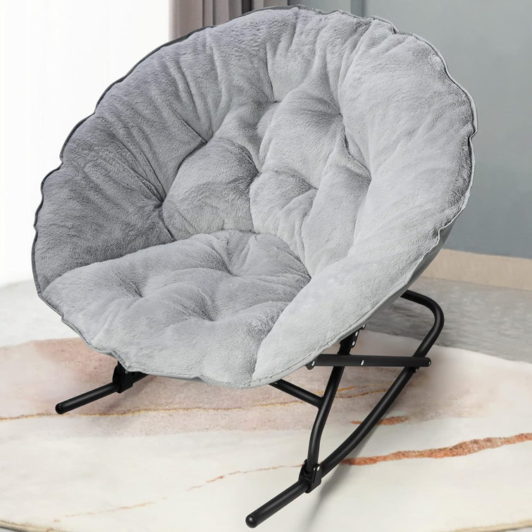 Folding saucer chair online adults